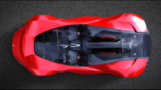Illustration for article titled Ferrari Aliante Barchetta (personal project)